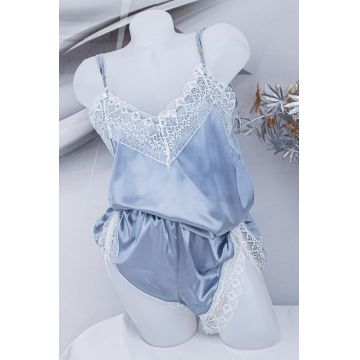 Pijama Dama sexy cu dantela S-159 Gri | Fashion
