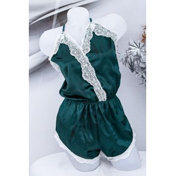 Pijama Dama sexy cu dantela S-57 Verde | Fashion