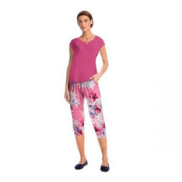 Pijama de dama Vamp 14928, XL, modal, roz