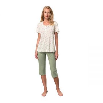 Pijama de dama Vamp,18075,XL,bumbac,verde