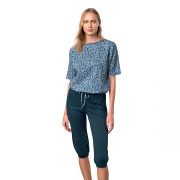 Pijama de dama, Vamp 18322, XL, Bumbac, Albastru