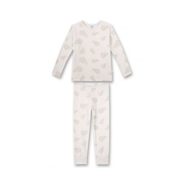 Pijama lunga cu imprimeu grafic