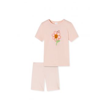 Pijama de bumbac cu imprimeu