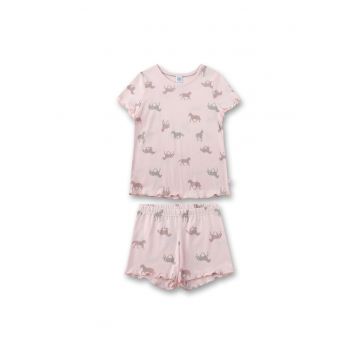 Pijama scurta cu imprimeu