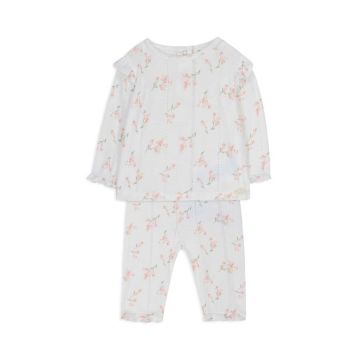 Tartine et Chocolat pijamale de bumbac pentru copii culoarea bej, modelator